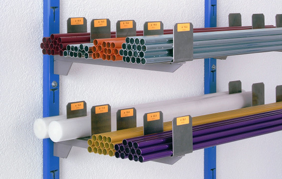 Wandschienen mit leichten Konsolen und Sortierwinkel